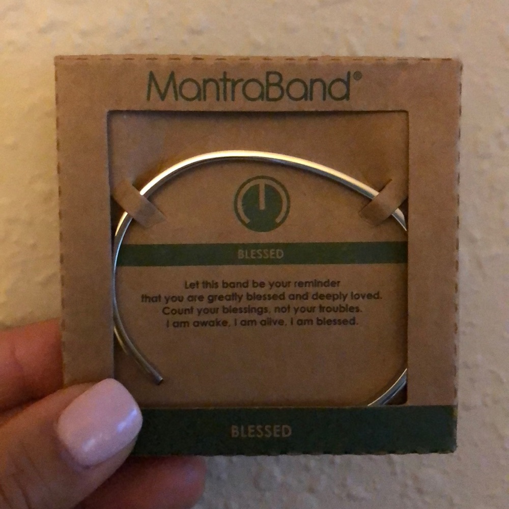 Silver Blessed MantraBand